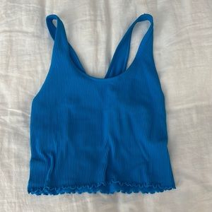 BLUE SPIRITUAL GANGSTER AMOR TOP